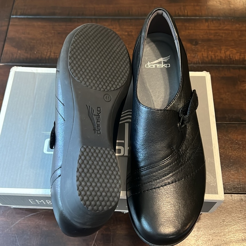 Dansko Franny Women's Casual Shoes, Black Milled Nappa, W41 Size 11 - Picture 5 of 5